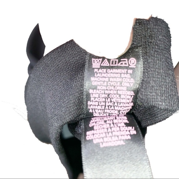 VICTORIA’S SECRET Black Mini Dress w/Mesh Cutouts S - Picture 8 of 8